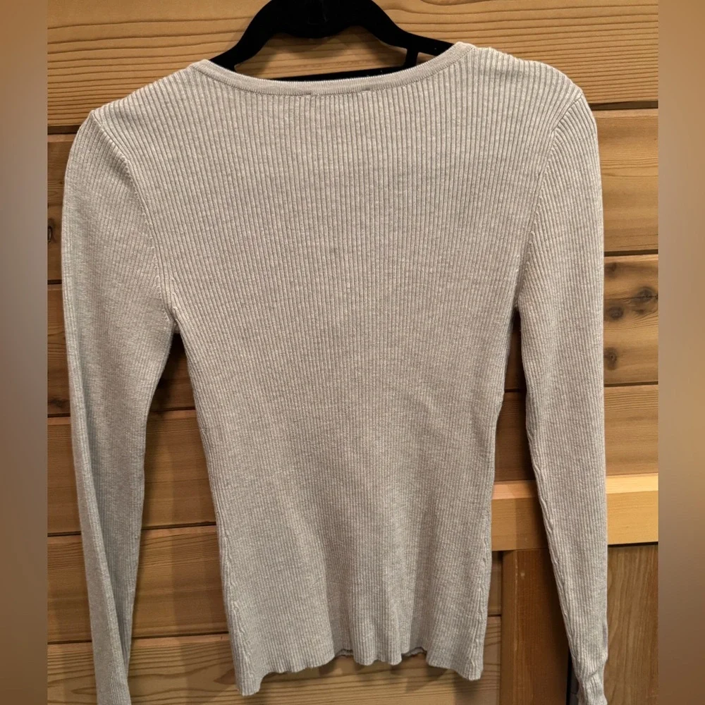 Carmen Ribbed Zip-Up Sweater - Picture 2 of 4